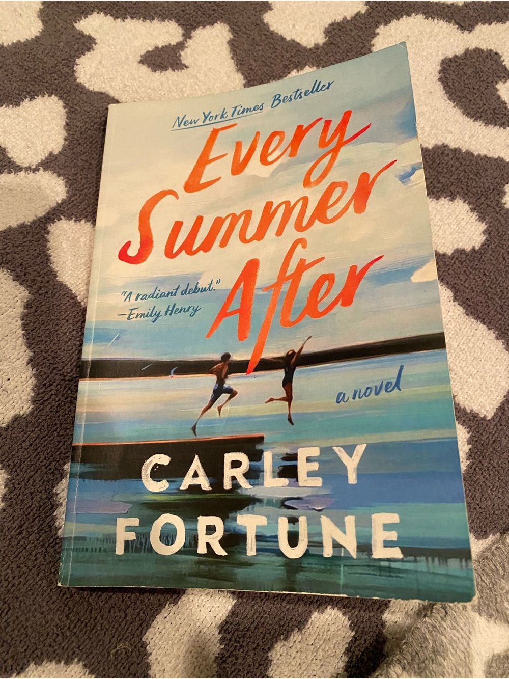 Amazon Paperback - Every Summer After Blue & Orange Cover